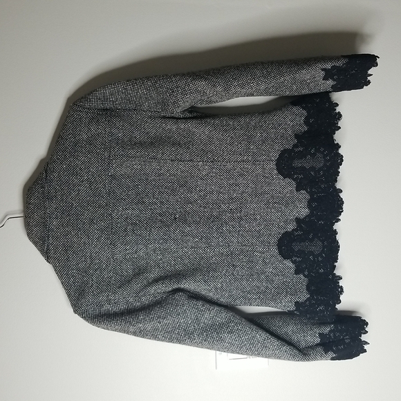 Lovely by Mitchell Gross Womens Tweed lave adorned full zip jacket - Picture 7 of 8